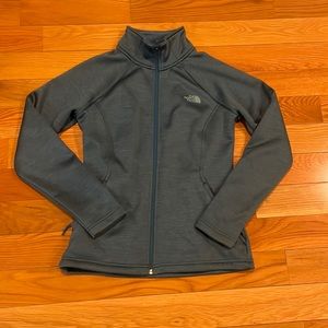 North face turquoise blue coat